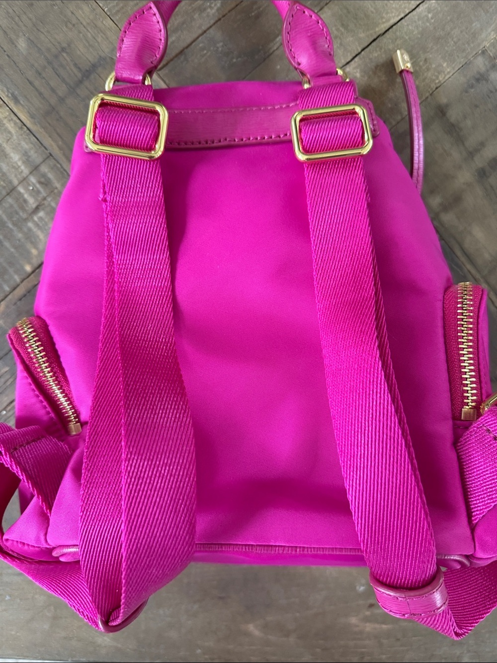 Ralph Lauren Pink Nylon Backpack - Picture 6 of 9